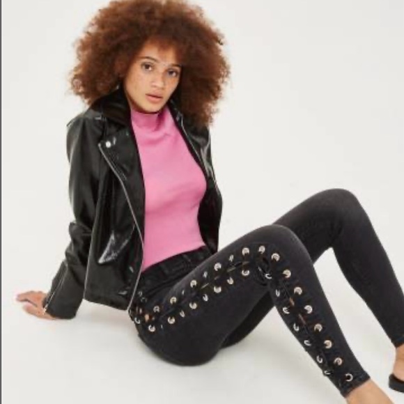 Vintage topshop black jeans - Picture 1 of 4